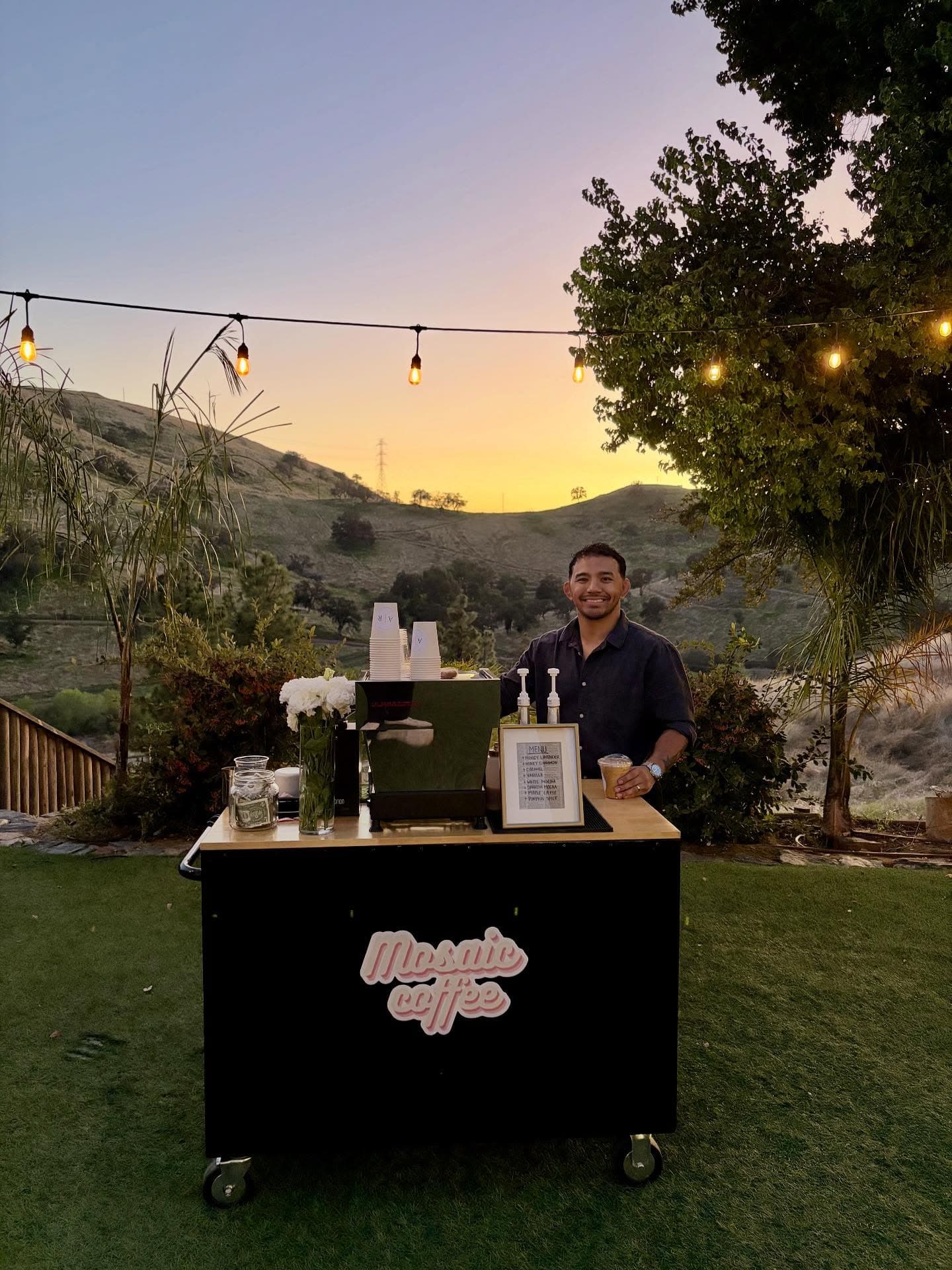 Mosaic Coffee Cart barista